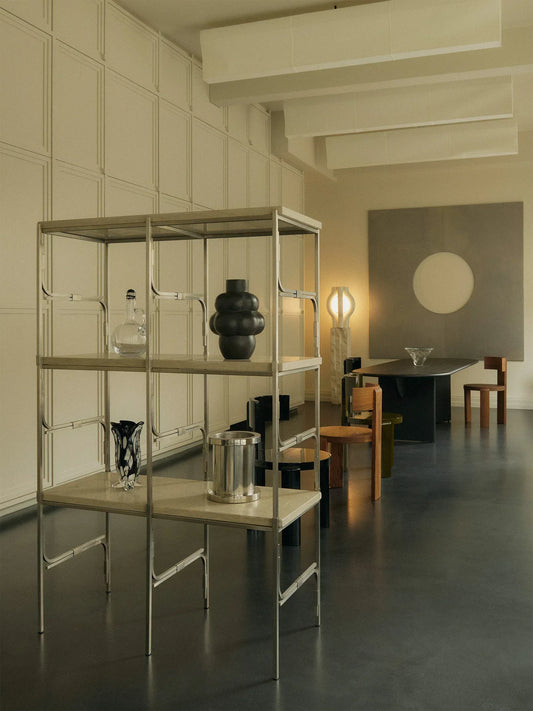 AXIS DISPLAY UNIT - ESTREMOZ MARBLE - LOUISE ROE - Unit 01: SINGLE