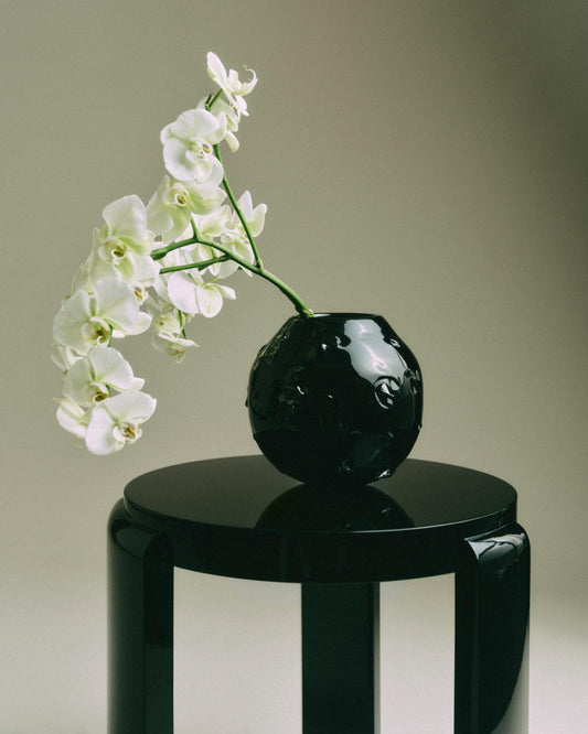 S.R. VINTAGE VASE DECO BLACK