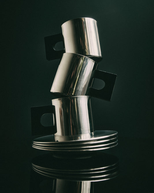 S.R. METAL CUP & SAUCER