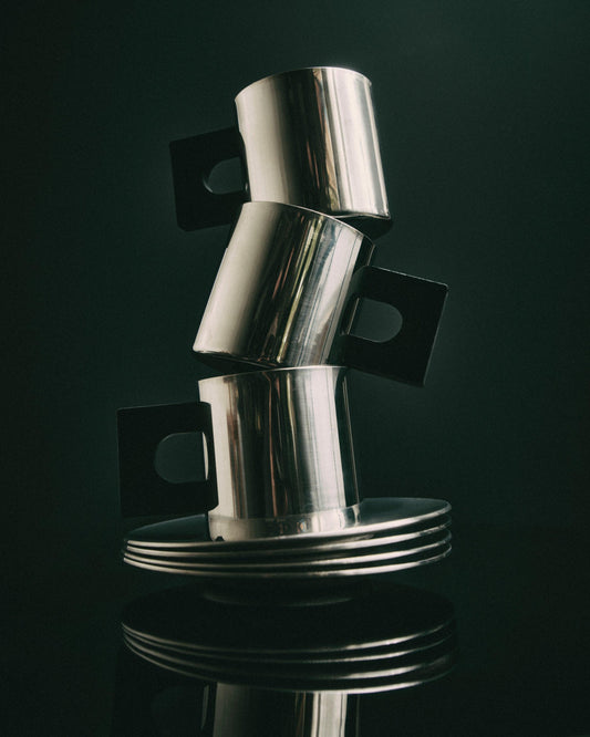 S.R. METAL CUP & SAUCER