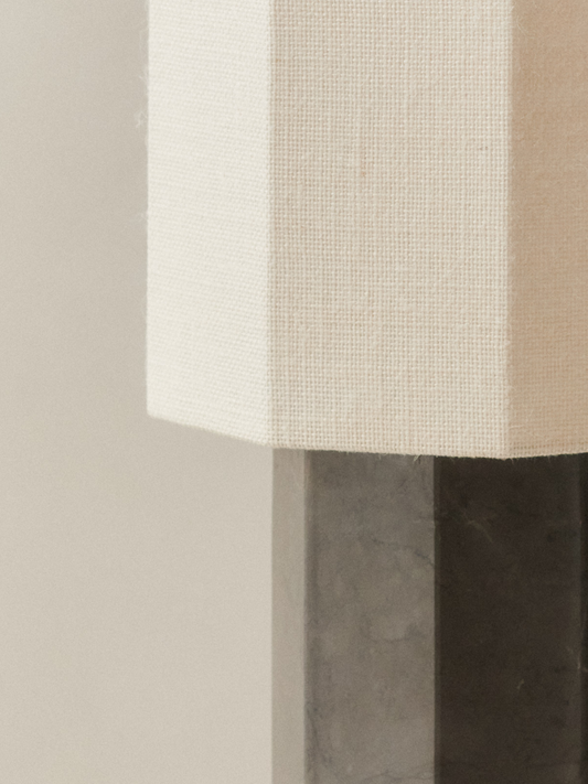 EIGHT OVER EIGHT LAMP GREY MARBLE GRANDE