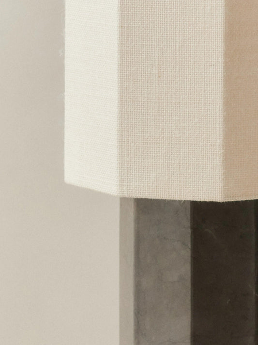 EIGHT OVER EIGHT LAMP GREY MARBLE GRANDE - LOUISE ROE -
