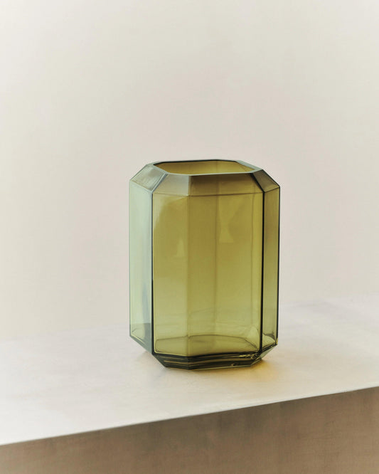 JEWEL VASE GIANT - LOUISE ROE - OLIVE