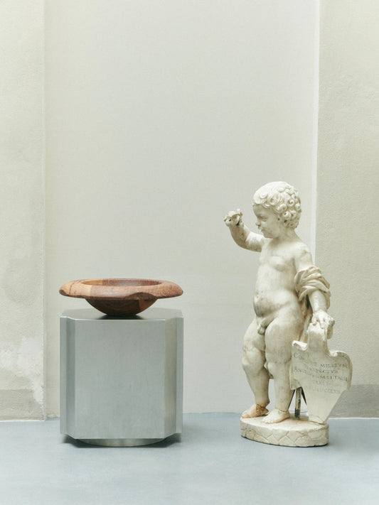 FUNKI STOOL 01 - LOUISE ROE - BRUSHED ALU