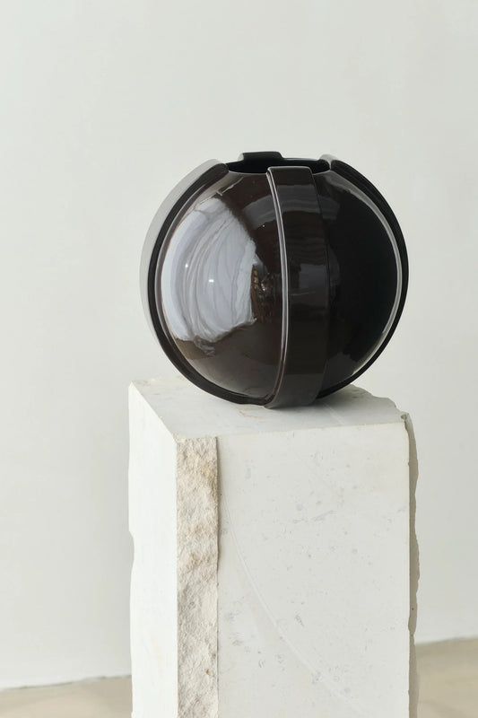 VINCI VASE 01 - LOUISE ROE - DARK BROWN