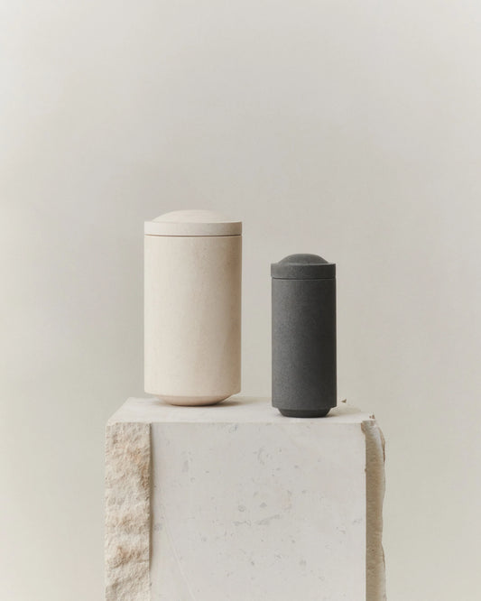 GALLERY OBJECT JAR 03 - LOUISE ROE - BLACK BASALT