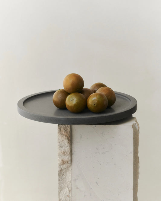 GALLERY OBJECT TRAY 10 - LOUISE ROE - BLACK BASALT