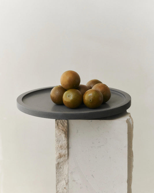 GALLERY OBJECT TRAY 10 - LOUISE ROE - BLACK BASALT