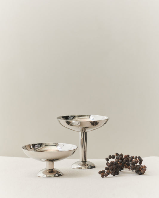 METAL CHAMPAGNE COUPE, LOW