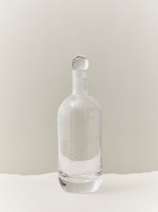 BUBBLE GLASS CARAFE TALL