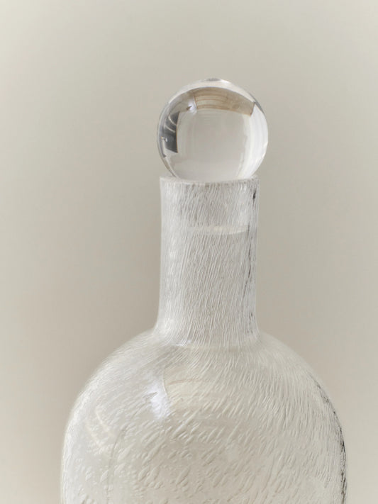 BUBBLE GLASS CARAFE TALL - LOUISE ROE -