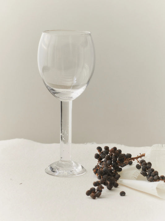 BUBBLE GLASS WINE PLAIN TOP - LOUISE ROE -