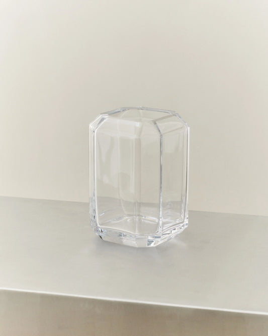 JEWEL VASE MEDIUM - LOUISE ROE - CLEAR