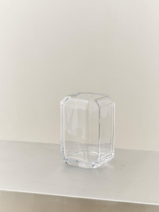 JEWEL VASE MEDIUM - LOUISE ROE - CLEAR