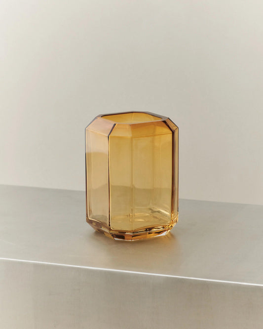 JEWEL VASE MEDIUM - LOUISE ROE - AMBER