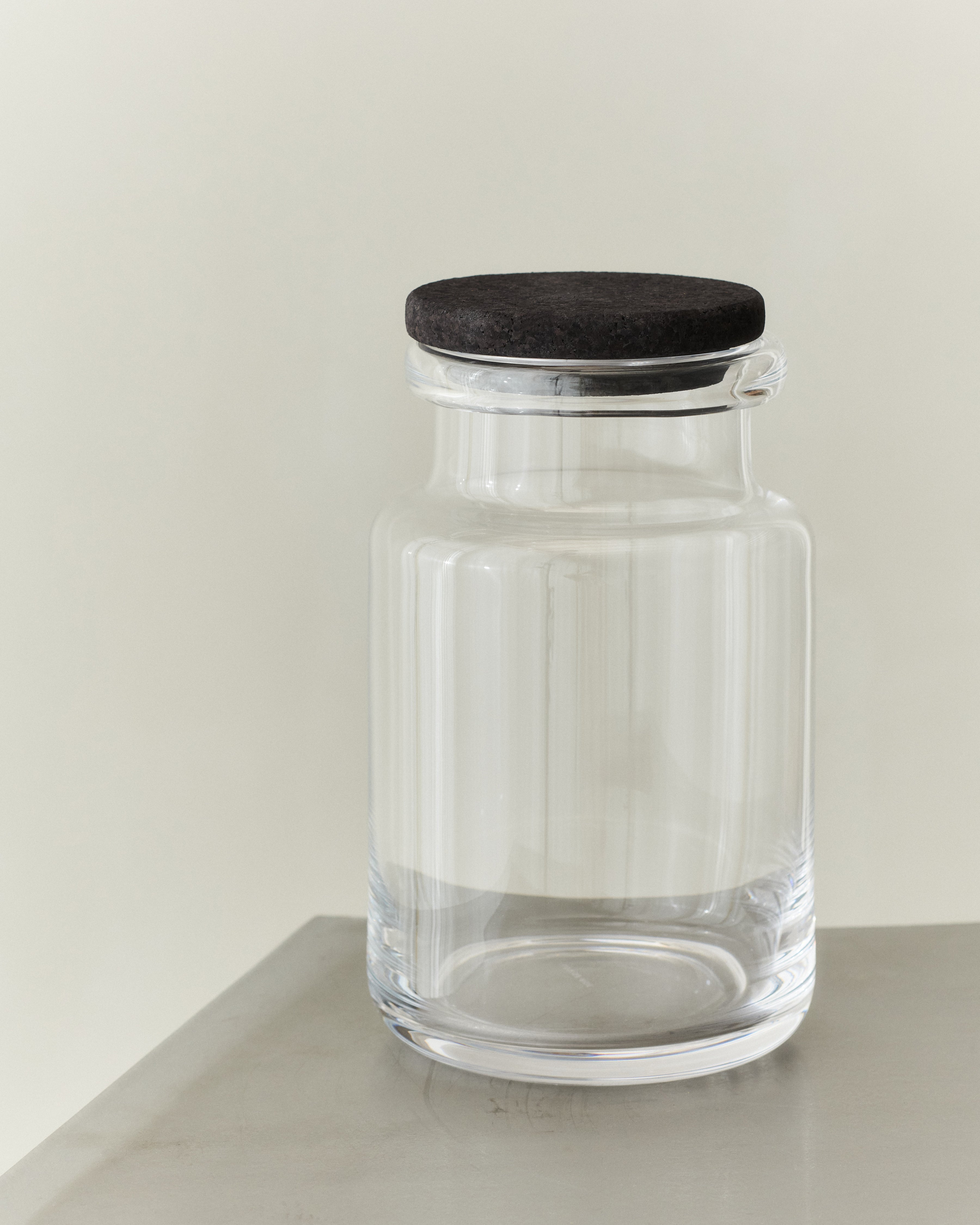 Vera Glass Container Small, Smoke