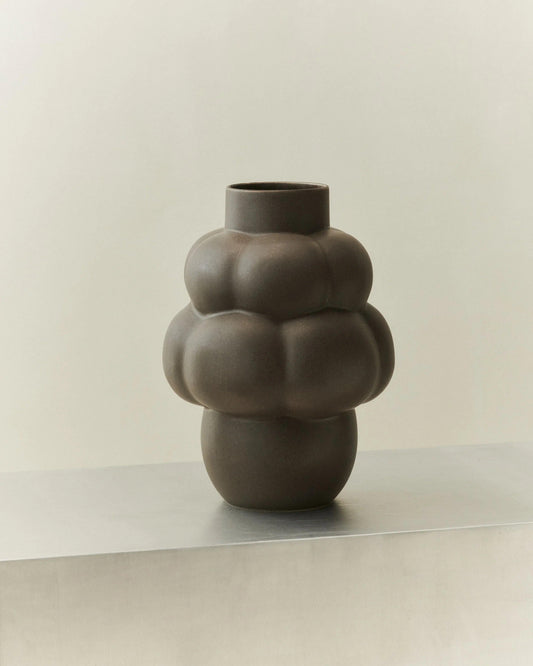 BALLOON VASE 04 CERAMIC - LOUISE ROE - RAW WHITE
