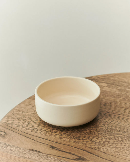 PISU 07 BOWL - LOUISE ROE - VANILLA WHITE