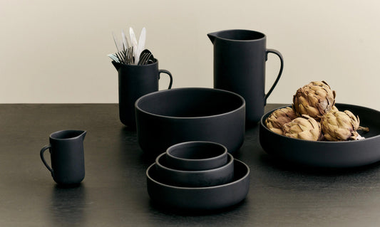 PISU 07 BOWL - LOUISE ROE - INK BLACK