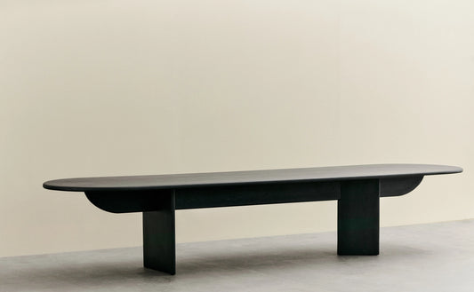 PILLABOUT TABLE 04 - LOUISE ROE - BLACK STAINED OAK