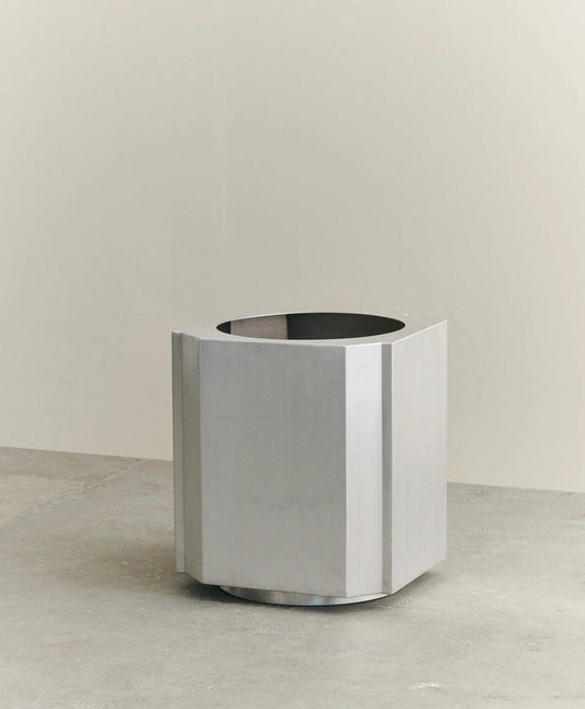 FUNKI POT LARGE - LOUISE ROE - BRUSHED ALU
