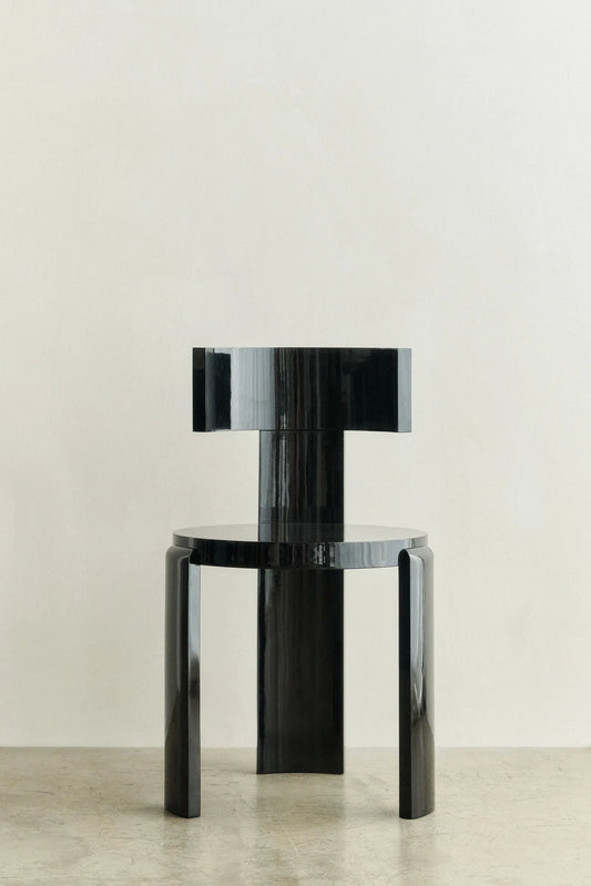 SPINA CHAIR - LOUISE ROE - BEECH WOOD BLACK LACQUER