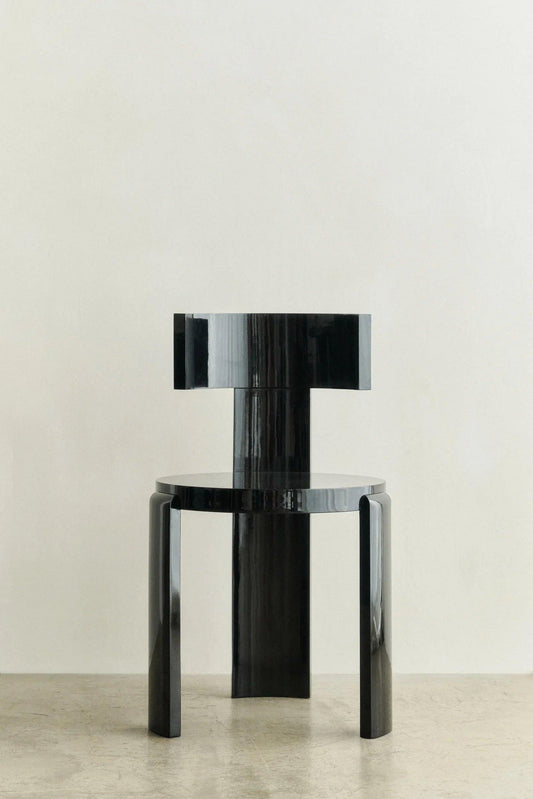 SPINA CHAIR - LOUISE ROE - BEECH WOOD BLACK LACQUER