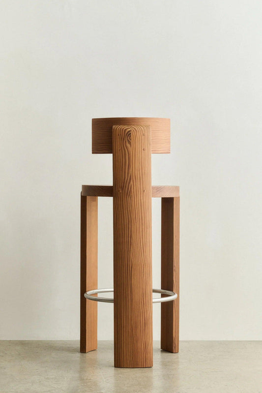 SPINA BAR CHAIR - LOUISE ROE - PINE WOOD