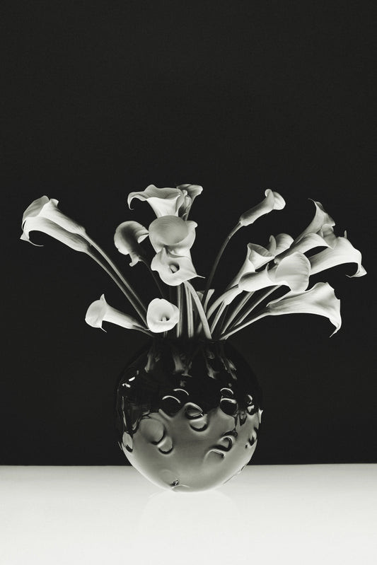 S.R. VINTAGE VASE DECO BLACK - LOUISE ROE -