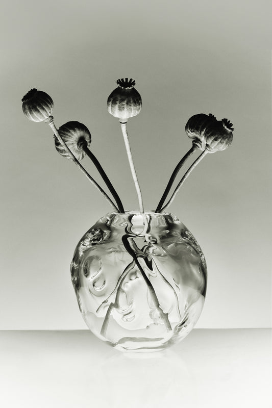 S.R. VINTAGE VASE DECO CLEAR