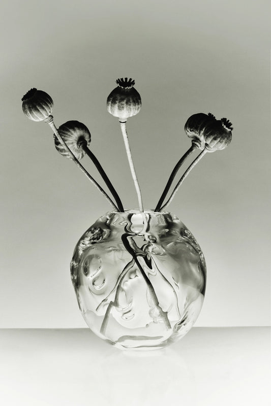 S.R. VINTAGE VASE DECO CLEAR - LOUISE ROE -