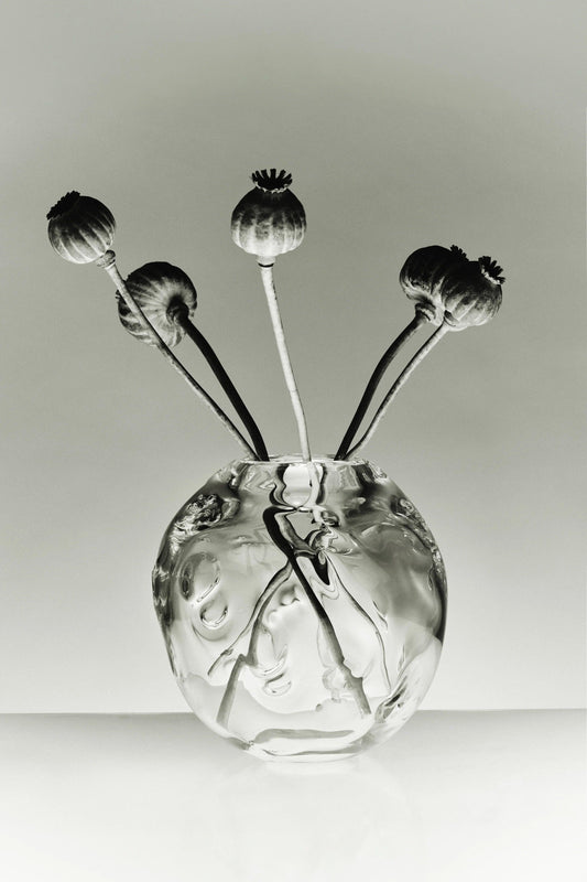 S.R. VINTAGE VASE DECO CLEAR - LOUISE ROE -