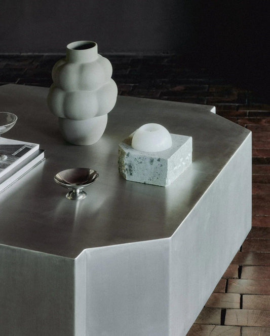 BALLOON VASE 04 CERAMIC - LOUISE ROE - RAW WHITE