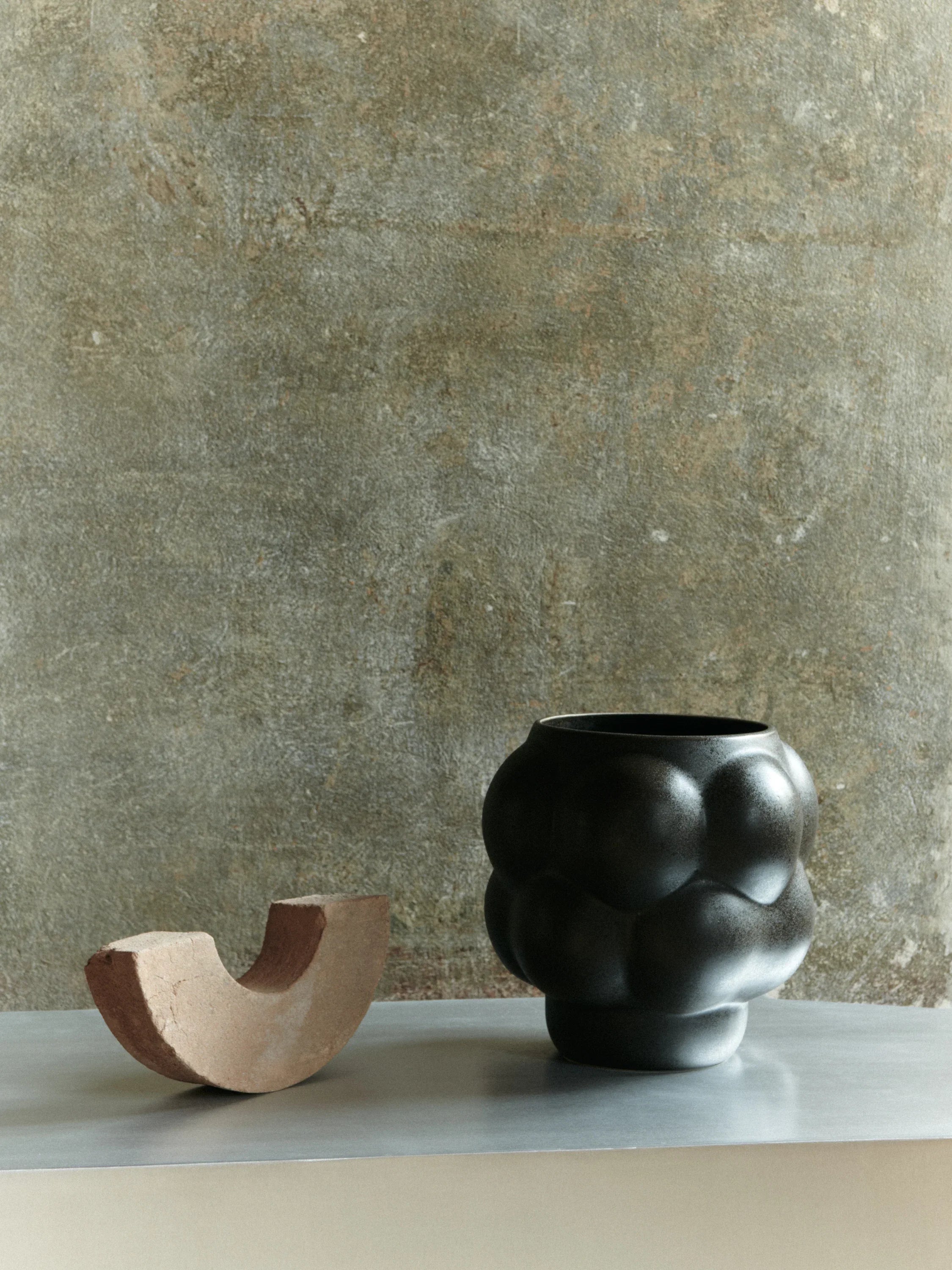 トンカチストア Still life(midium) 花瓶 CERAMIC FLOWER VASE - DRUM