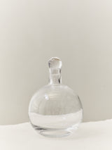 BUBBLE GLASS CARAFE ROUND