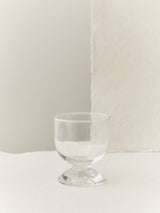 BUBBLE WATER GLASS LOW PLAIN TOP