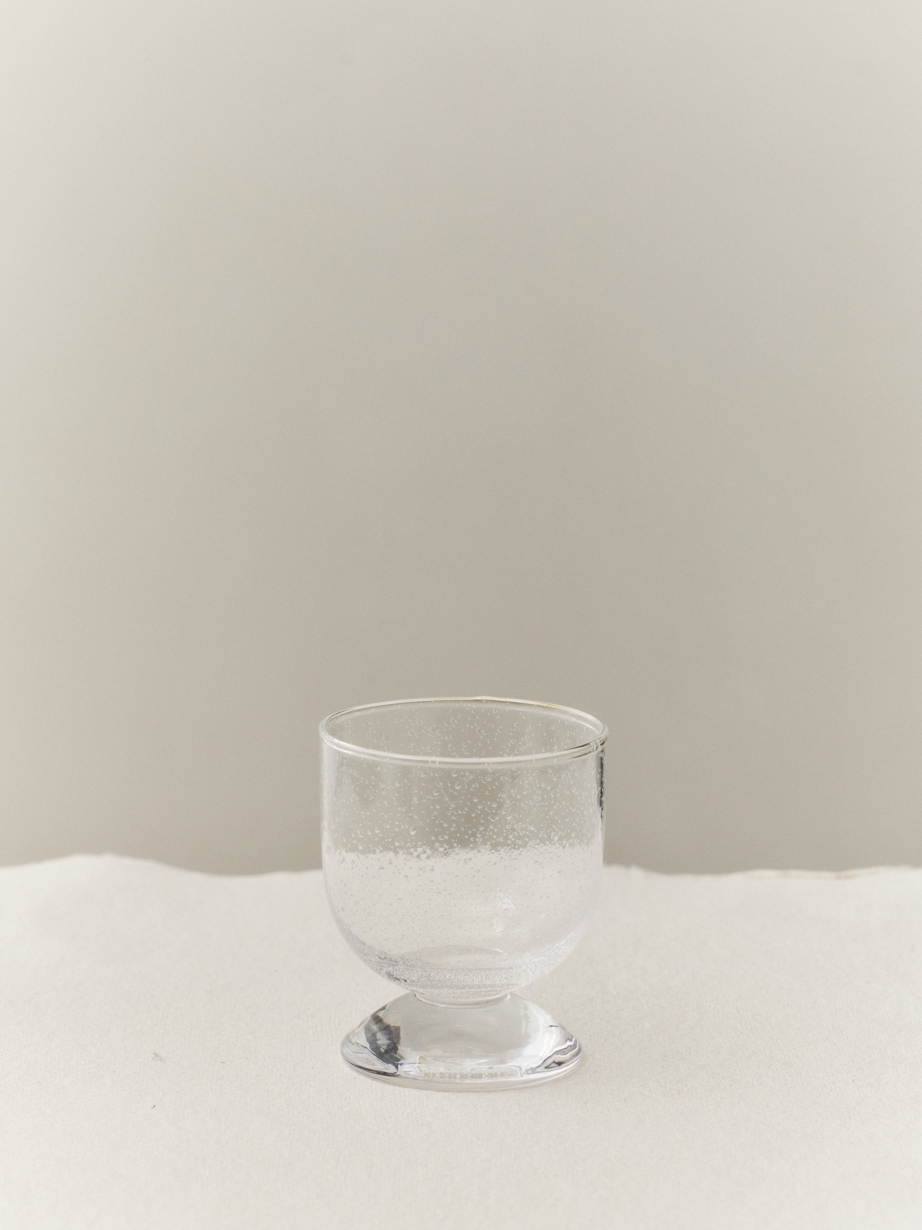 BUBBLE WATER GLASS LOW