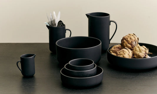 PISU 07 BOWL - LOUISE ROE - INK BLACK